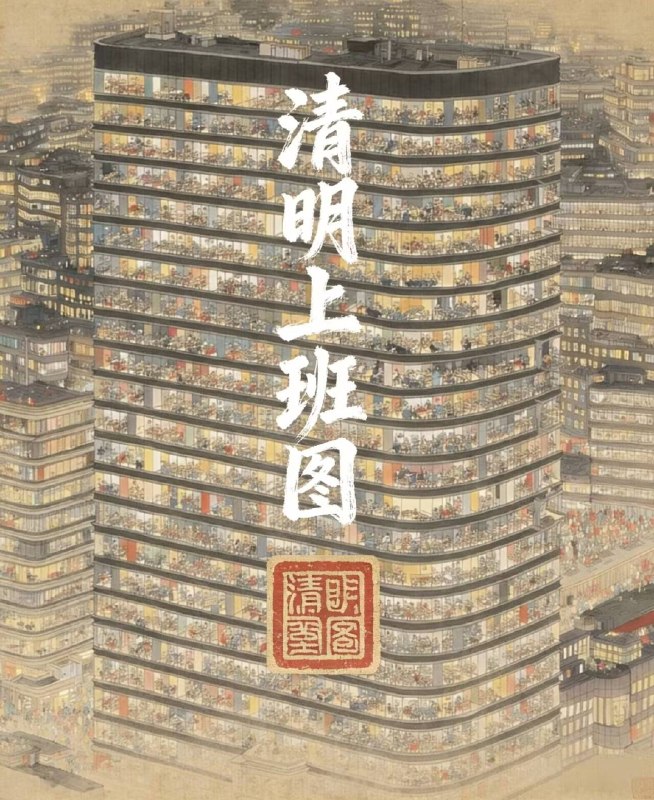 上班图via 明月 烟满楼