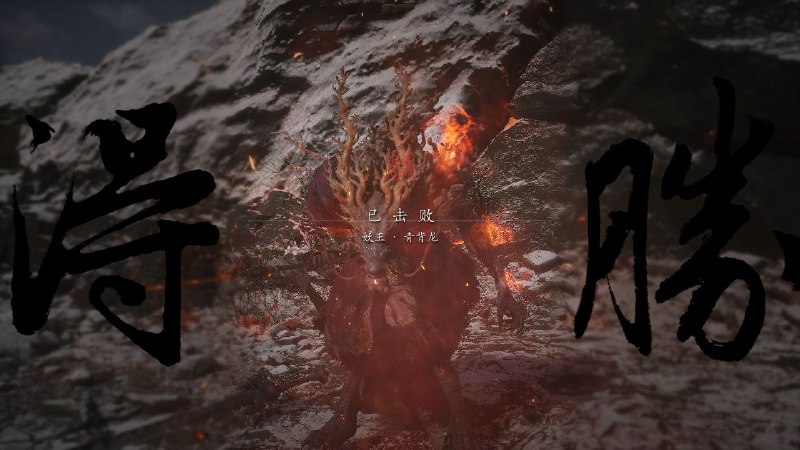 青背龙打过了！！