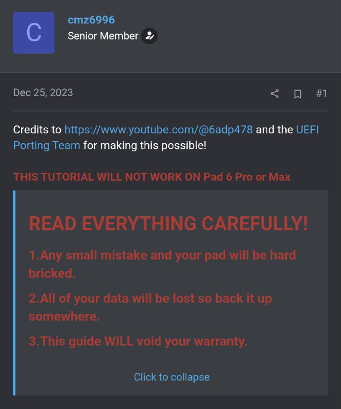 XDA: C​Google 翻译：碳XDA: your pad will be hard bricked.（你的平板电脑将会发生严重故障并无法启动