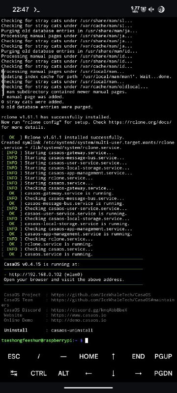 给树莓派吃上了 CasaOS 😏给树莓派吃上了 CasaOS 😏